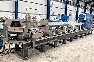 ELUMATEC DG 104, Holzbearbeitungsmaschinen, Fensterfertigung: Holz, Kunststoff und Aluminum, Doppelgehrungssäge