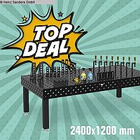 SIEGMUND RETRO II - 2400 x 1200 - 28, Other Accessories for Machine Tools, Other Accessories for Machine Tools etc., Clamping Table