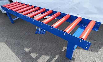 SANDERS 3000 x 600 mm, Metallbearbeitungsmaschinen, Sägen, Rollenbahnen / Anschlag-Systeme