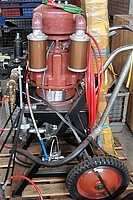 AIRLESS HK - 731, Holzbearbeitungsmaschinen, Oberflächentechnik, Wachsen, Farbnebelabsaug., Holztrocknung, Spritzgerät