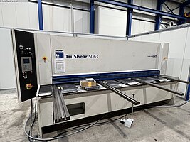 EHT / TRUMPF TruShear 5063, Metallbearbeitungsmaschinen, Blechbearbeitung / Scheren / Biegen / Richten, Tafelschere - hydraulisch
