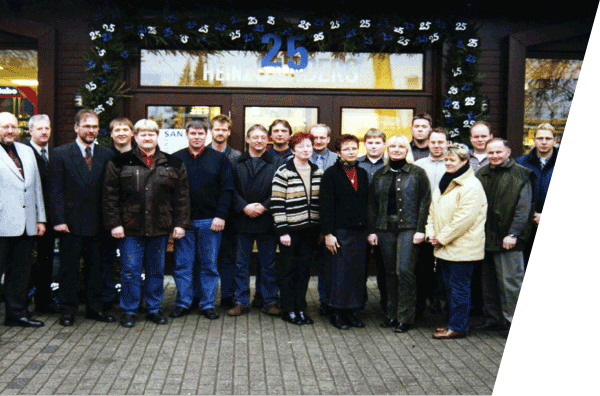 2003 25-jähriges Betriebsjubliäum Heinz Sanders GmbH