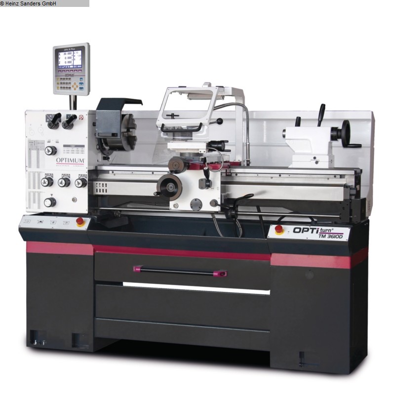 OPTIMUM OPTIturn TM 3610D, Metallbearbeitungsmaschinen, Drehmaschinen, Drehmaschine-konventionell-elektronisch