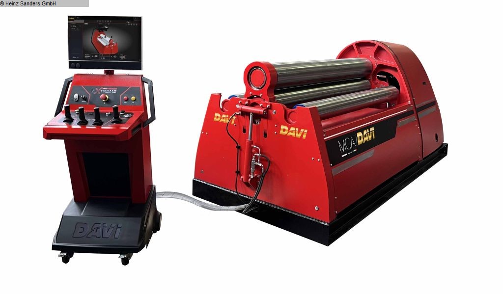 DAVI MCA 3022, Metallbearbeitungsmaschinen, Blechbearbeitung / Scheren / Biegen / Richten, Blechbiegemaschine - 4 Walzen