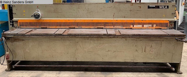 WILA VS 310-3, Metallbearbeitungsmaschinen, Blechbearbeitung / Scheren / Biegen / Richten, Tafelschere - hydraulisch