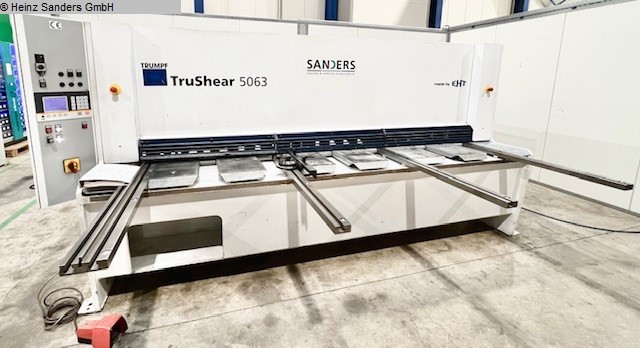 EHT / TRUMPF TruShear 5063, Metallbearbeitungsmaschinen, Blechbearbeitung / Scheren / Biegen / Richten, Tafelschere - hydraulisch