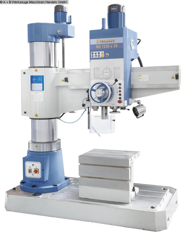 BERNARDO RD 1250x50, Metallbearbeitungsmaschinen, Bohrwerke / Bearbeitungszentren / Bohrmaschinen, Radialbohrmaschine