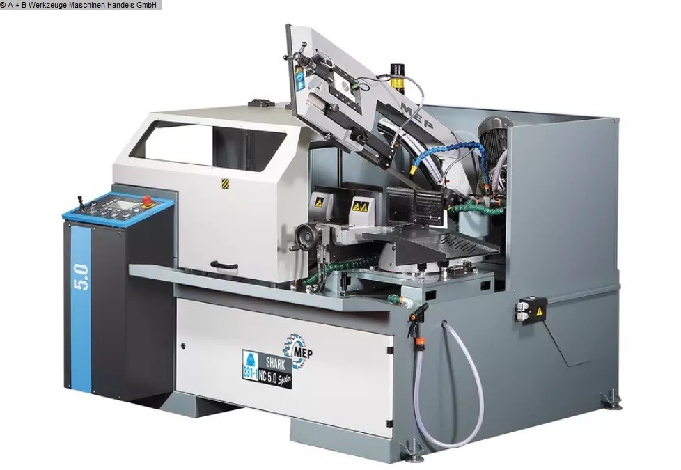 MEP - Vollautomat SHARK 331-1 NC 5.0 Spider MDE, Metallbearbeitungsmaschinen, Sägen, Bandsäge
