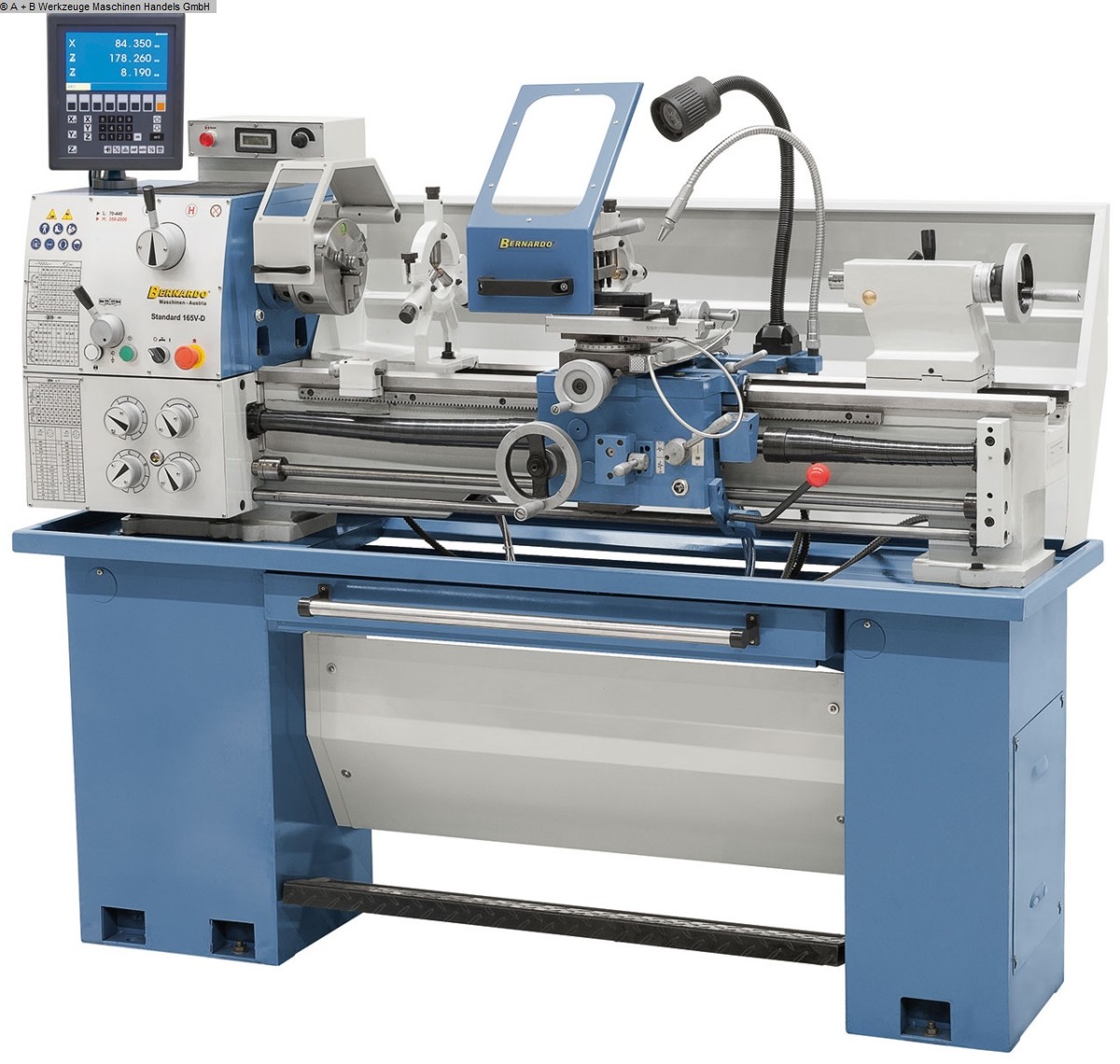 BERNARDO STANDARD 165 V-D, Metallbearbeitungsmaschinen, Drehmaschinen, Drehmaschine-konventionell-elektronisch