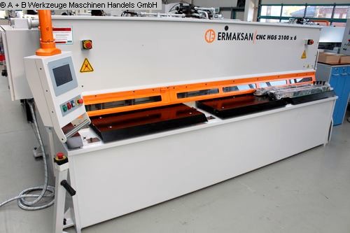 ERMAK CNC HGS 3100-6, Metallbearbeitungsmaschinen, Blechbearbeitung / Scheren / Biegen / Richten, Tafelschere - hydraulisch