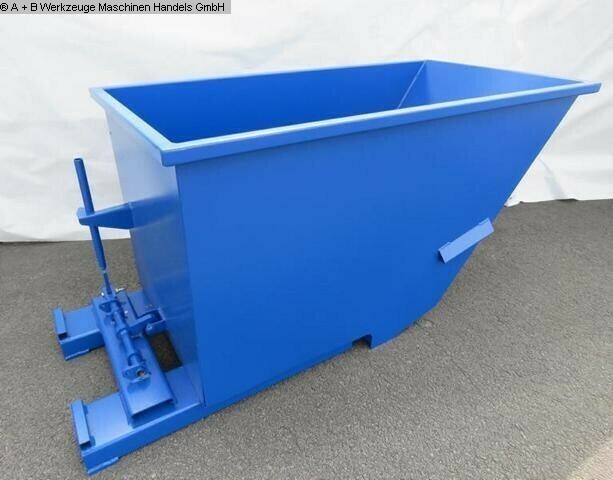 A + B Kippcontainer Mod. 750 - BLAU, Maschinenzubehör, Maschinenzubehör etc., Kippvorrichtung