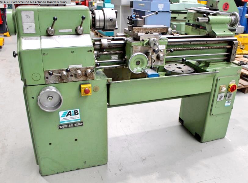 WEILER PRAKTIKANT 800 R, Metallbearbeitungsmaschinen, Drehmaschinen, Drehmaschine-konventionell-elektronisch