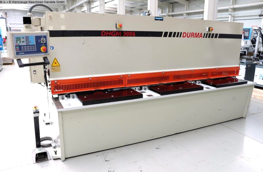 DURMA DHGM 3006, Metallbearbeitungsmaschinen, Blechbearbeitung / Scheren / Biegen / Richten, Tafelschere - hydraulisch