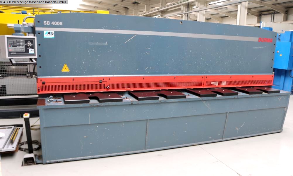 DURMA SB 4006 HH, Metallbearbeitungsmaschinen, Blechbearbeitung / Scheren / Biegen / Richten, Tafelschere - hydraulisch