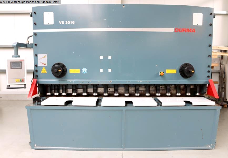 DURMA VS 3016, Metallbearbeitungsmaschinen, Blechbearbeitung / Scheren / Biegen / Richten, Tafelschere - hydraulisch