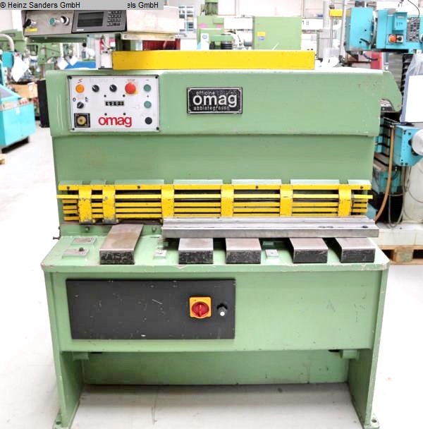 OMAG CEL 104, Metallbearbeitungsmaschinen, Blechbearbeitung / Scheren / Biegen / Richten, Tafelschere - hydraulisch