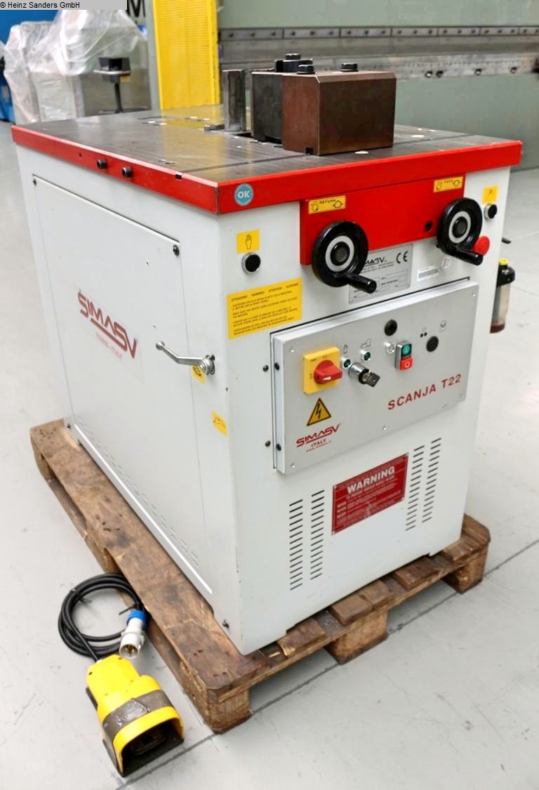 SIMASV T22 SCANJA HYDRA, Metallbearbeitungsmaschinen, Blechbearbeitung / Scheren / Biegen / Richten, Biegemaschine horizontal