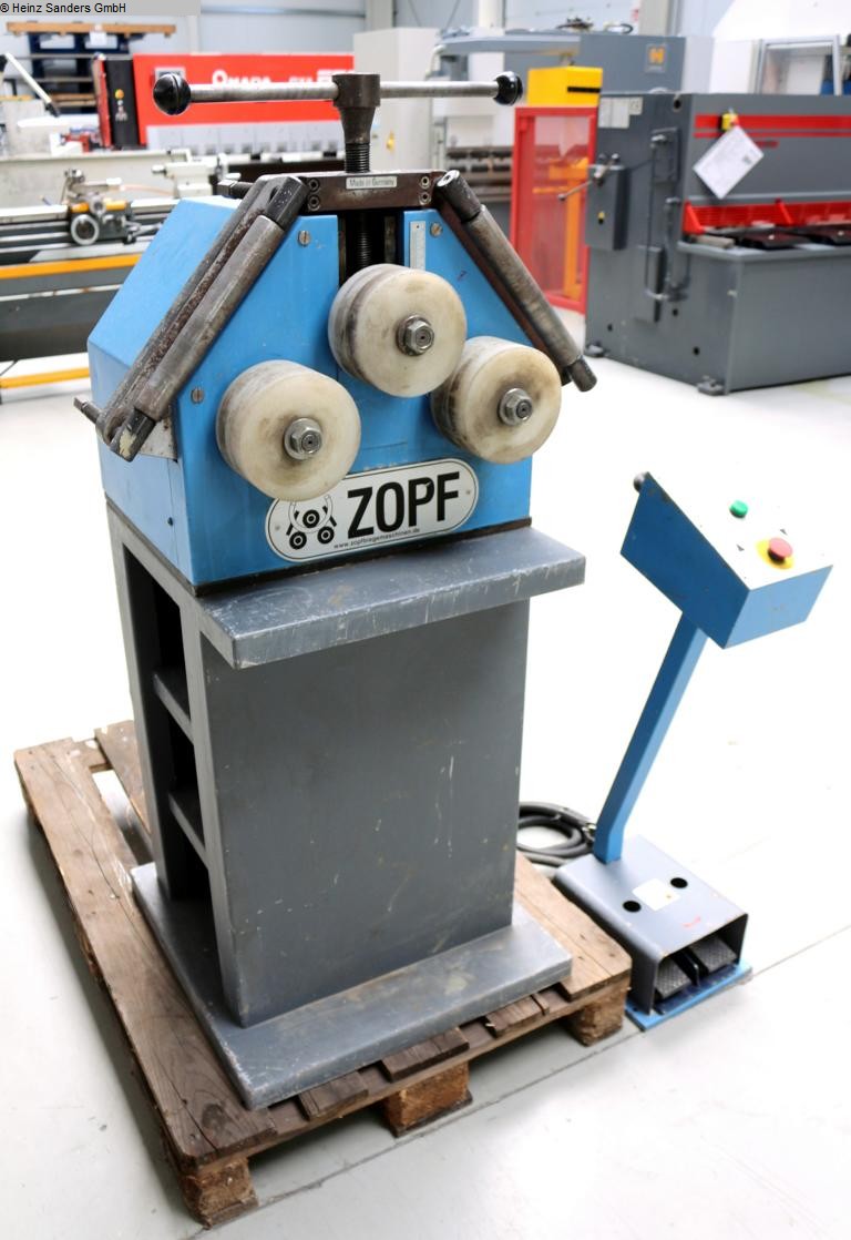 ZOPF ZB 60 M, Metallbearbeitungsmaschinen, Blechbearbeitung / Scheren / Biegen / Richten, Ring- Profil- Biegemaschine