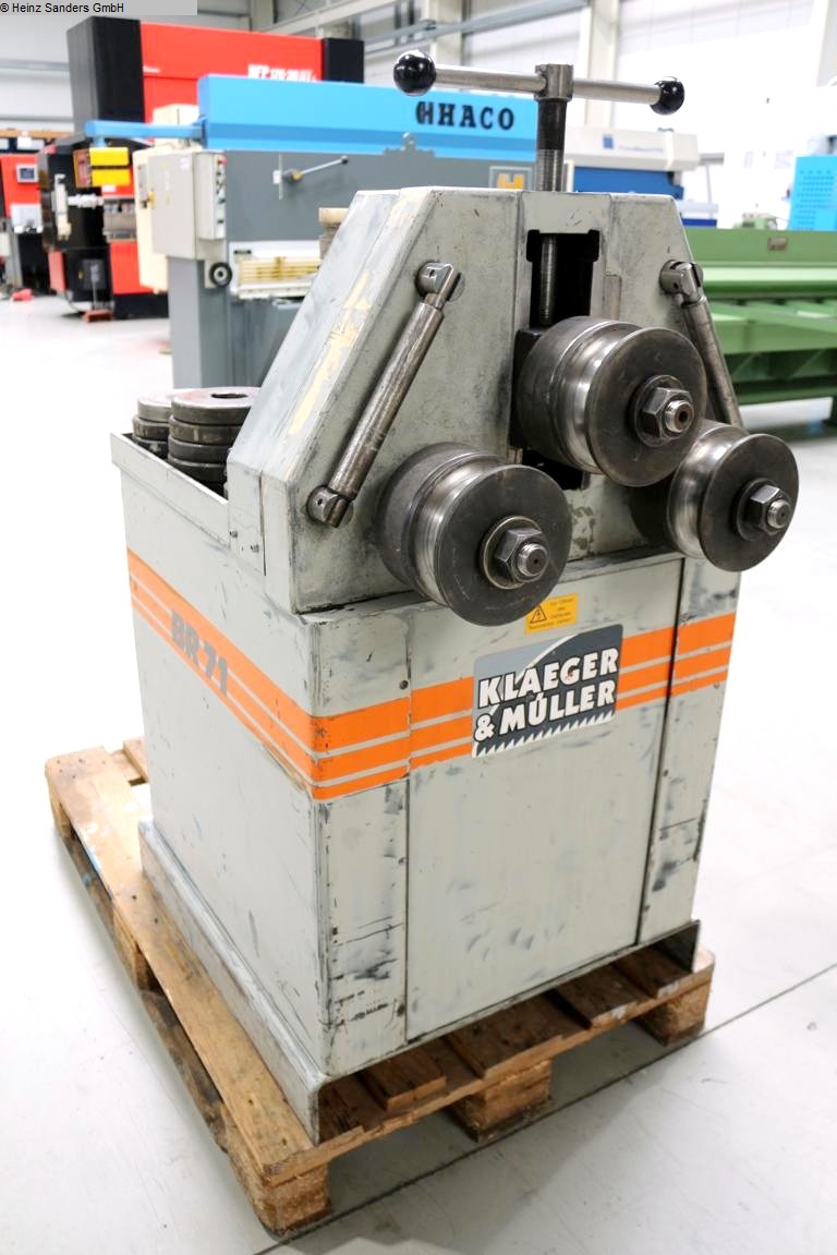 KLAEGER BR 71, Metallbearbeitungsmaschinen, Blechbearbeitung / Scheren / Biegen / Richten, Ring- Profil- Biegemaschine