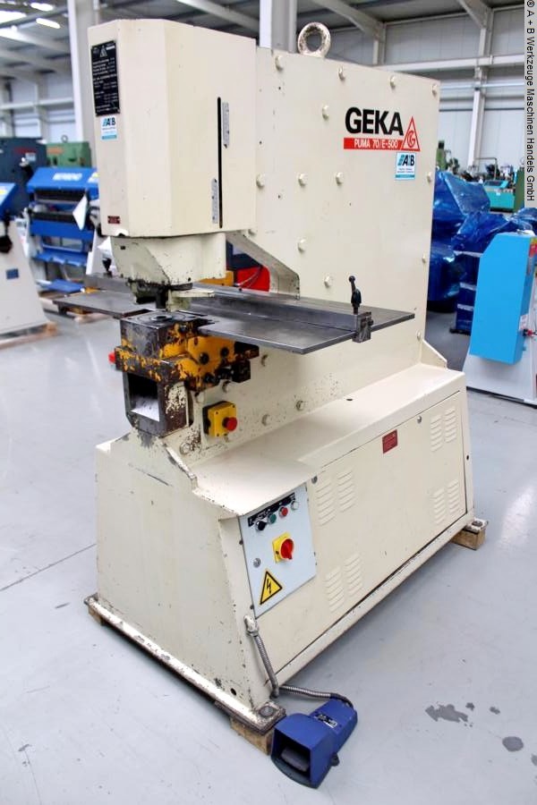 GEKA PUMA 70/E-500, Metallbearbeitungsmaschinen, Stanzmaschinen, Lochstanze