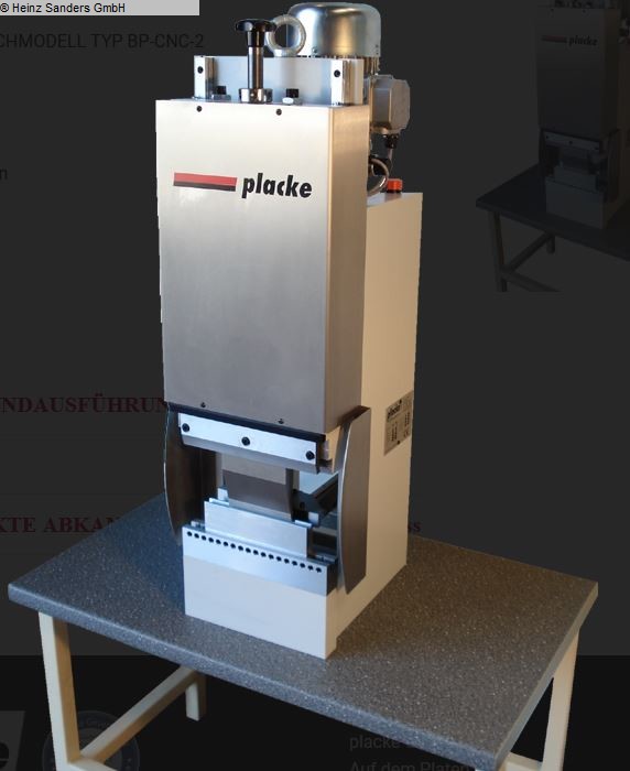 PLACKE EQPB-2 BabyPress 6,2t x 285 mm, Metal Processing, Sheet metal working / shaeres / bending, Hydr. pressbrake