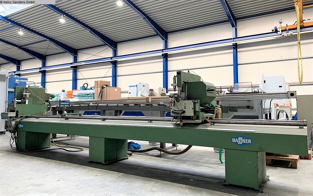 HAFFNER DGS 187, Woodworking, Window production: wood, pvc and aluminum, Double mitre circular saw