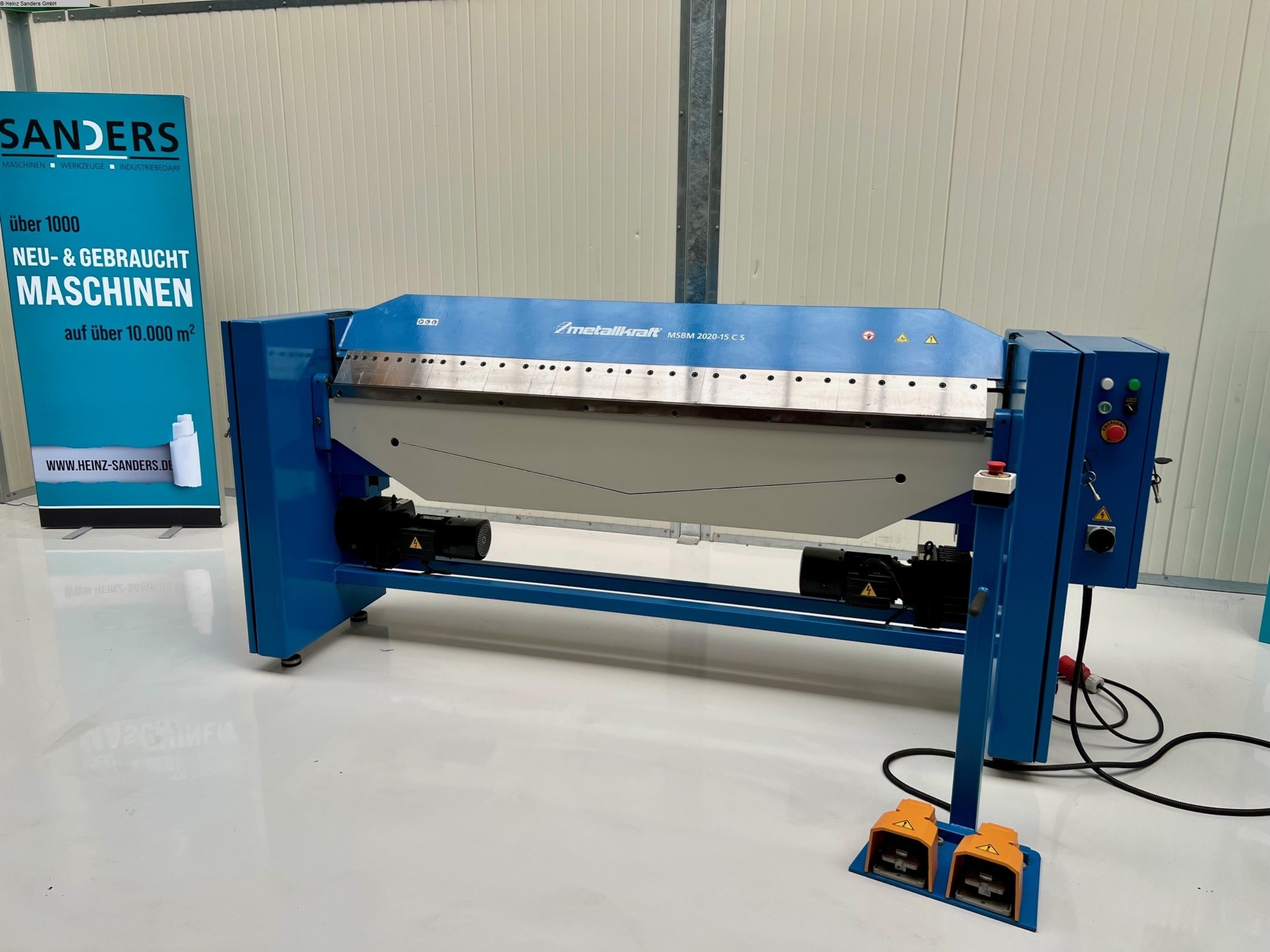 METALLKRAFT MSBM 2020-15- C S, Metal Processing, Sheet metal working / shaeres / bending, Folding Machine