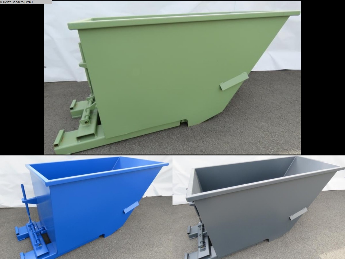 SANDERS Spänebehälter GRÜN RAL 6011, Tools and industrial equipment, Conveying and storage technology, Container