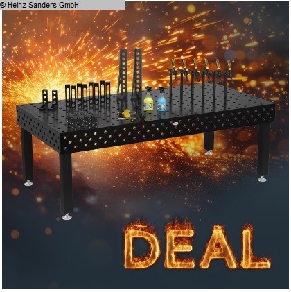 SIEGMUND RETRO - 2400 x 1200 - 28, Other Accessories for Machine Tools, Other Accessories for Machine Tools etc., Clamping Table