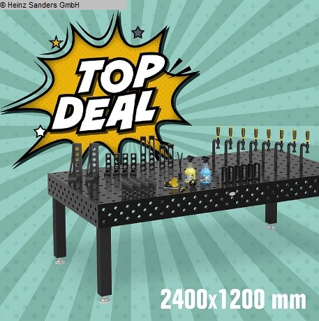 SIEGMUND RETRO II - 2400 x 1200 - 28, Other Accessories for Machine Tools, Other Accessories for Machine Tools etc., Clamping Table