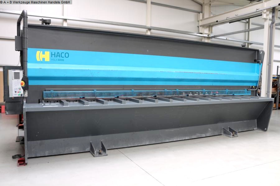 HACO HSLX 6006, Metal Processing, Sheet metal working / shaeres / bending, Plate Shear - Hydraulic