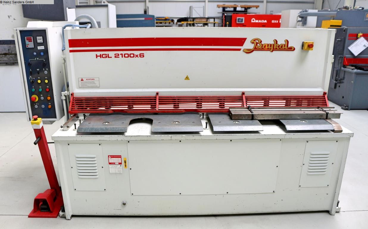 BAYKAL HGL 2100 x 6.0, Metal Processing, Sheet metal working / shaeres / bending, Plate Shear - Hydraulic
